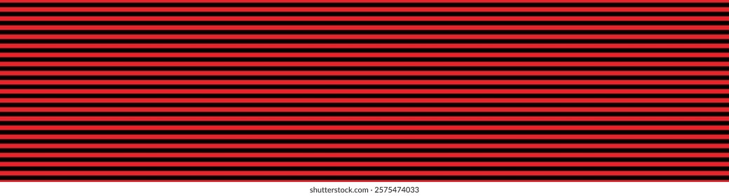 Seamless pattern of thin red strips on dark black colors. Wedding red background design. EPS vector illustration