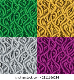 Seamless pattern with Thorny trunk texture for wallpaper, background, clothes printing or any other purpose. Easy for color editing with color grouped