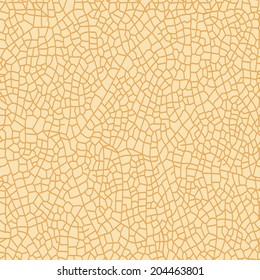 Seamless pattern from thread of autumn leave