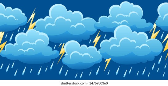 Thunderstorm Cartoon Images, Stock Photos & Vectors | Shutterstock