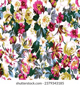 Seamless pattern, tie dye allover, textile,dye pattern, water colour pattern,design Abstract Print