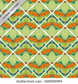 Seamless pattern tile