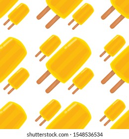 Seamless pattern tile cartoon with icypole illustration