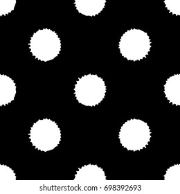 Seamless pattern, tile with inc splash, blots, smudge and brush strokes. Grunge endless template for web background, prints, wallpaper, surface, wrapping, repeat elements for design.