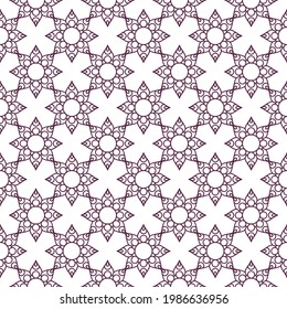 Nahtlose Musterkachel mit Mandalas-Hintergrund. Vintage mandala Design Muster mit Islam, arabischen, indischen, ottomanischen Motiven