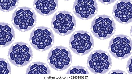 Seamless pattern tile with mandalas. Vintage decorative elements. Hand drawn background. Arabic, Indian, ottoman motifs. Perfect for printing on fabric or paper.