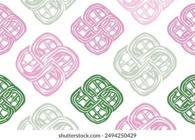 Seamless pattern tile with mandalas. Vintage decorative elements. Islam, Arabic, Indian, ottoman motifs. Perfect for printing on fabric or paper design.