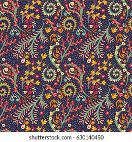 Seamless pattern tile with mandalas. Vintage decorative elements. Hand drawn background. Islam, Arabic, Indian, ottoman motifs. Perfect for printing on fabric or paper.