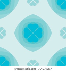 seamless pattern tile shades of turquoise