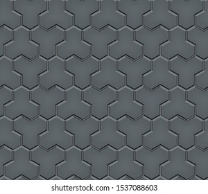 Seamless Pattern Tiled Cobblestone Pavers Geometric Stock Vector ...