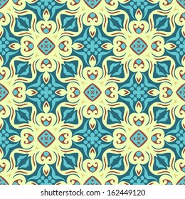 Seamless pattern tiled gift wrap vector
