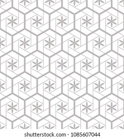 Seamless pattern for tiles in the bathroom. Drawing for home textiles. Pattern made of hexagons.