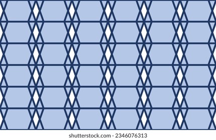seamless pattern with tiles, blue tone diamond seamless repeat pattern, replete image design for fabric printing or wallpaper, blue abstract wall, blue line pattern