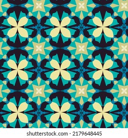 Seamless pattern for tiles and decoration. Vector EPS 10.