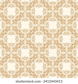 Seamless pattern tiles with flowers motif. suitable for tile, ceramic, cover, background, wallpaper, banner, business card