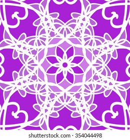 Seamless pattern tiles geometrical ornament