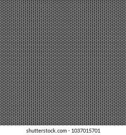 Seamless pattern with tiles ornament. Oriental ornamentation with repeated dumbbells shapes. Window tracery wallpaper. Grid motif background. Digital paper, textile print, web design. Vector art image
