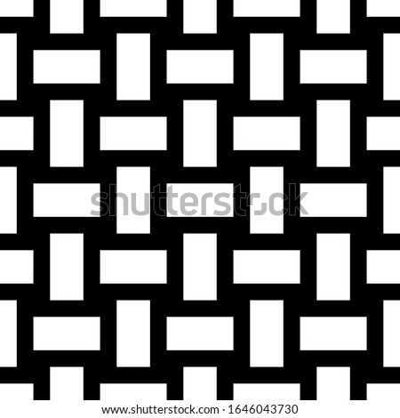 Seamless pattern. Tiles wallpaper. Blocks illustration. Rectangles ornament. Ethnic motif. Bricks backdrop. Geometric background. Digital paper, textile print, web design, abstract. Vector artwork.