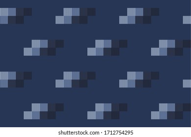 Patrón sin inconvenientes con líneas de rayas verticales en tonos azules sobre fondo azul índigo. Para tejidos,pantalones en T,textiles,pañuelo de seda,pañuelo de seda,