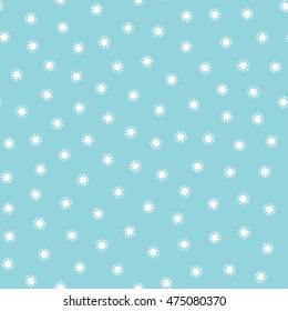 Seamless Pattern of Tiny Spiky Balls with Round Tips. There are minor variations in each dot.