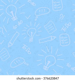 Seamless pattern for todo list, universal background