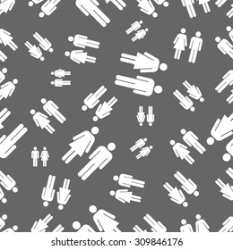 seamless pattern with toilet