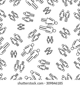 seamless pattern with toilet