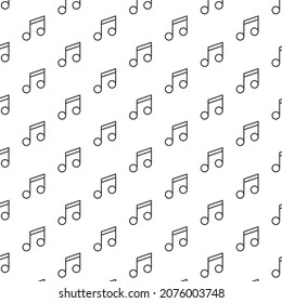 Seamless pattern of tone in white background with mini doodle (icon). Vector Illustration