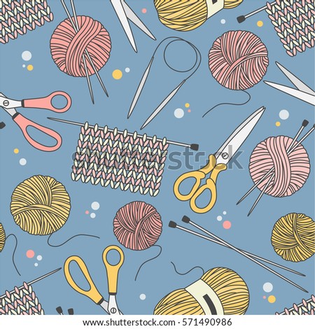 seamless pattern tools knitting
