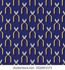 Seamless Pattern With Tools For Repair. Vector illustration 