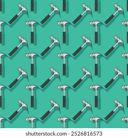 Seamless Pattern With Tools For Repair. Vector illustration
