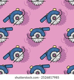 Seamless Pattern With Tools For Repair. Vector illustration 