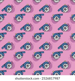 Seamless Pattern With Tools For Repair. Vector illustration 
