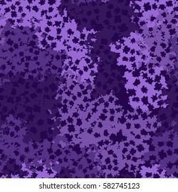Seamless pattern. Torn shreds. Ragged holes. Chaotic spread. Random order. Fashion camouflage. Flat. Grunge.