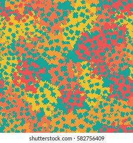 Seamless pattern. Torn shreds. Ragged holes. Chaotic spread. Random order. Fashion camouflage. Flat. Grunge.