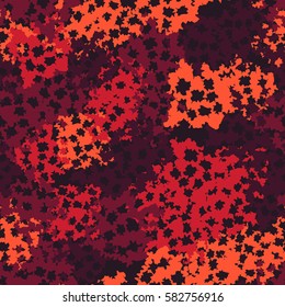 Seamless pattern. Torn shreds. Ragged holes. Chaotic spread. Random order. Fashion camouflage. Flat. Grunge.