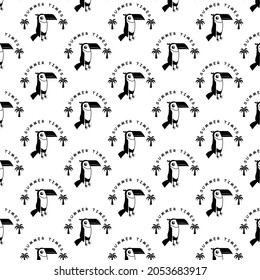 Nahtlose Muster-Toucan-Vogeldesign