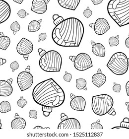 seamless pattern toys Christmas decor background graphic wallpaper