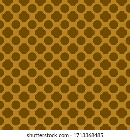 Seamless pattern with traditional abstract batik ornaments