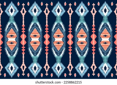 Seamless pattern of traditional African American tribal or Indian ethnic fabric pattern. including knitting Carpets and publications. vector illustration