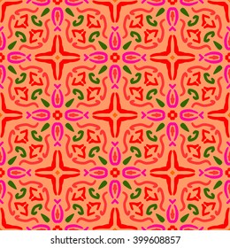 Seamless pattern. Traditional Arabic design.