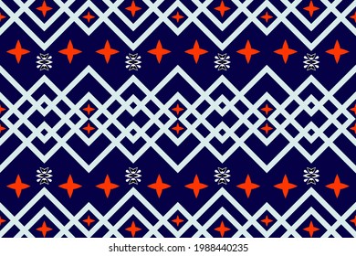 seamless pattern traditional background Design for carpet,wallpaper,clothing,wrapping,batik,fabric,Vector illustration embroidery style.
