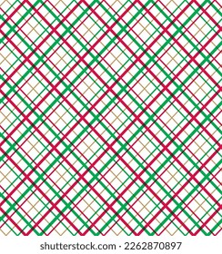 Patrón sin inconvenientes de las placas navideñas tradicionales - Diseño vectorial de Navidad 