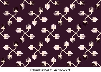 Seamless pattern, traditional ethnic pattern, Aztec abstract vector illustration.