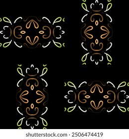 Seamless pattern Traditional Indonesian batik for decorating tile designs, walls, floors and commercial textile products
