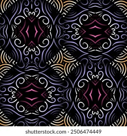 Seamless pattern Traditional Indonesian batik for decorating tile designs, walls, floors and commercial textile products