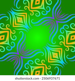 Batik tradicional indonesio para decorar diseños de azulejos, paredes, pisos y productos textiles comerciales