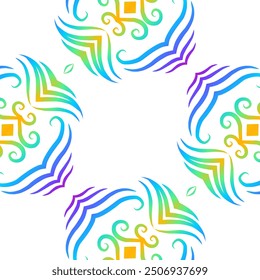 Nahtloses Muster Traditionelle indonesische Batik zur Dekoration von Fliesendesigns, Wänden, Böden und kommerziellen Textilien