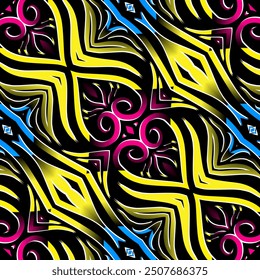 Seamless pattern Traditional Indonesian batik for decorating tile designs, walls, floors and commercial textile products