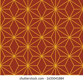 Seamless Pattern traditional japanese desgin style. Cloth antique japanese seamless pattern for fabric design.